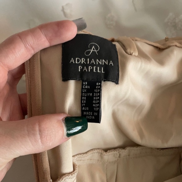 Adrianna papell gold dress - Picture 1 of 4